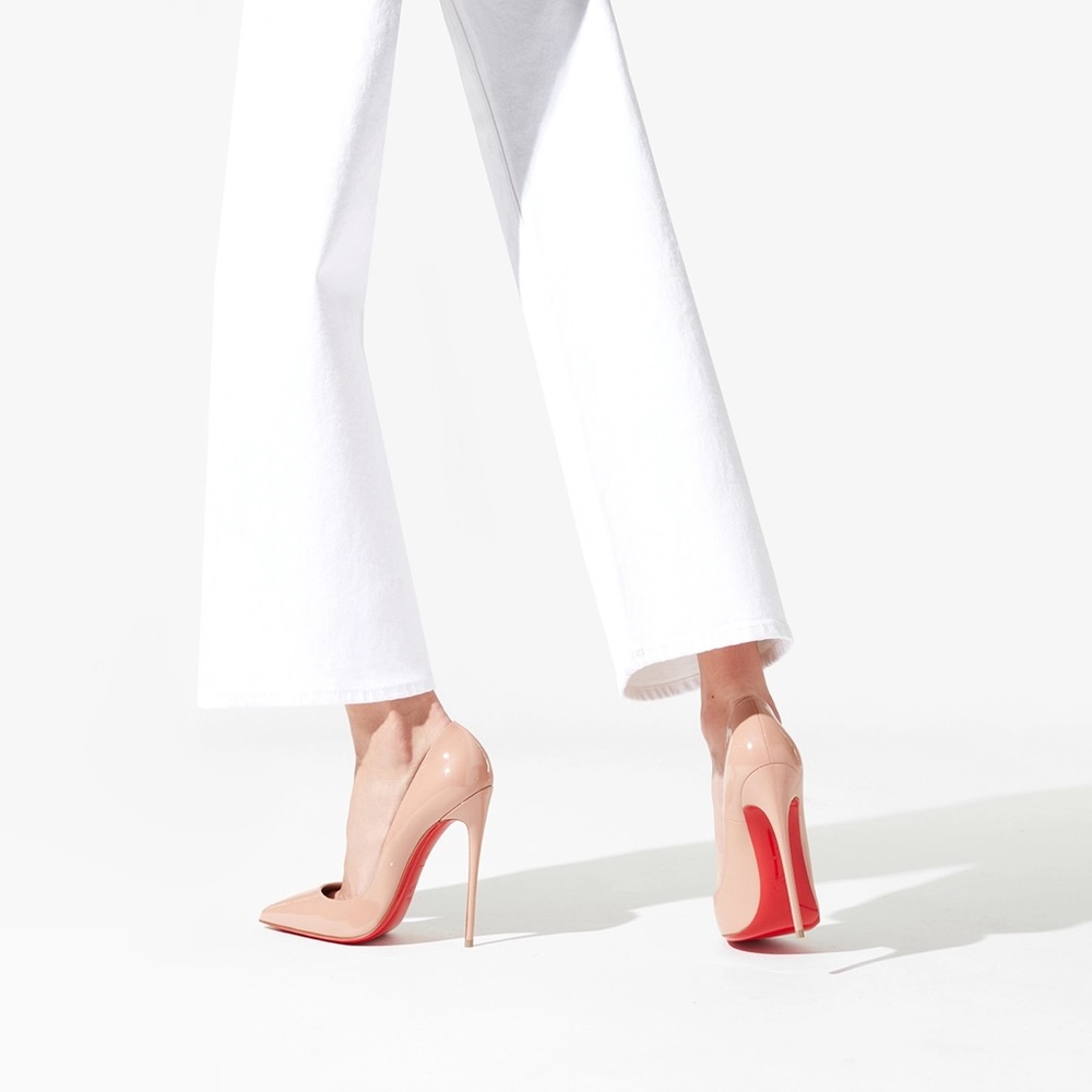 Like new🔥 Louboutin So Kate red bottom nude